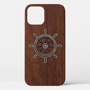 Nautical Mahogany Anchor Steel title_seo2