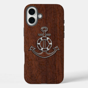 Nautical Mahogany Anchor Steel title_seo2