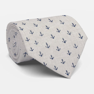 Nautical Navy Anchor Trauzeugen Hochzeit Krawatte