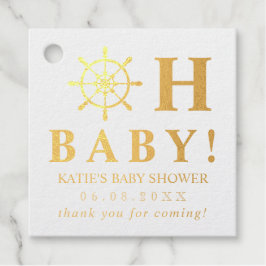 Nautical Oh Baby! Babydusche Vielen Dank Geschenkanhänger
