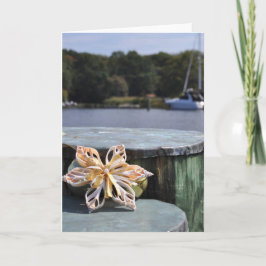 Nautical Piling Weihnachtsschmuck Karte