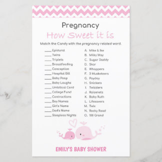 Nautical Pink Whale Baby Duschgel Game PRINTED