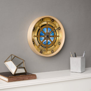 Nautical Porthole Uhr