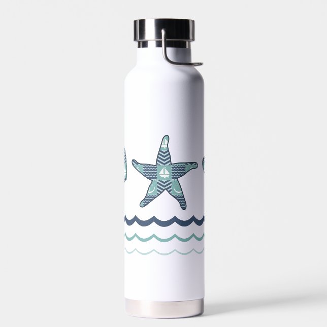 Nautical Quilt Trinkflasche (Links)