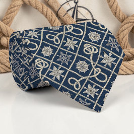 Nautical Ropes Custom Necktie Krawatte