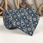 Nautical Ropes Custom Necktie Krawatte<br><div class="desc">This custom necktie features a vibrant design inspired by the sea. The bold nautical rope pattern makes it a perfect accessory for those with a love for the ocean and maritime adventures. Whether for a special occasion or everyday wear, this tie adds a touch of sophistication and personality to any...</div>