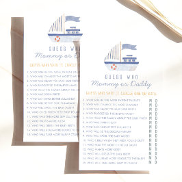 Nautical Sailboat Ratess Who Baby Showspiel