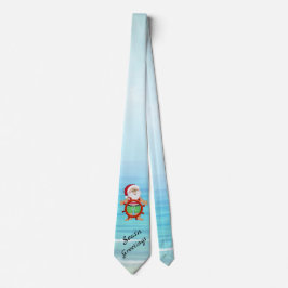 Nautical Santa Christmas Krawatte