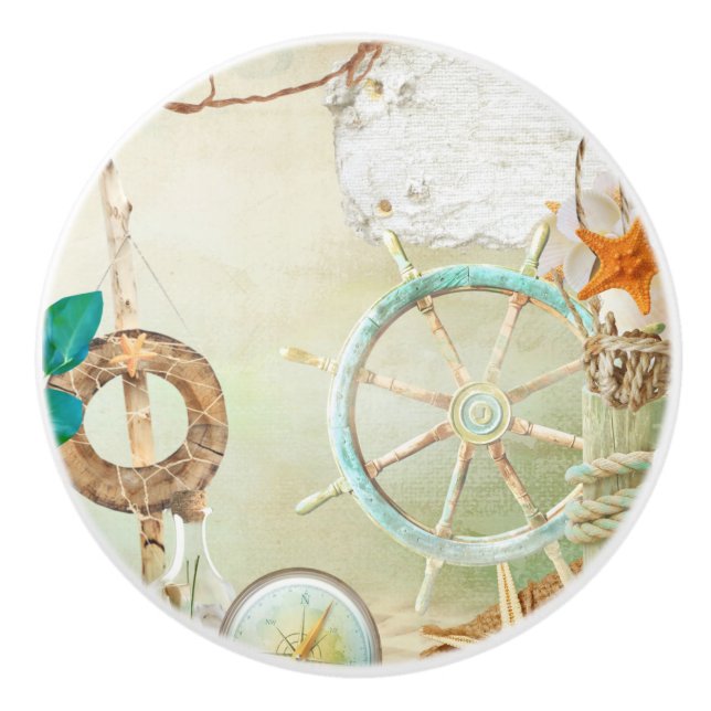 Nautical Series Design 2   Keramikknauf (Vorderseite)