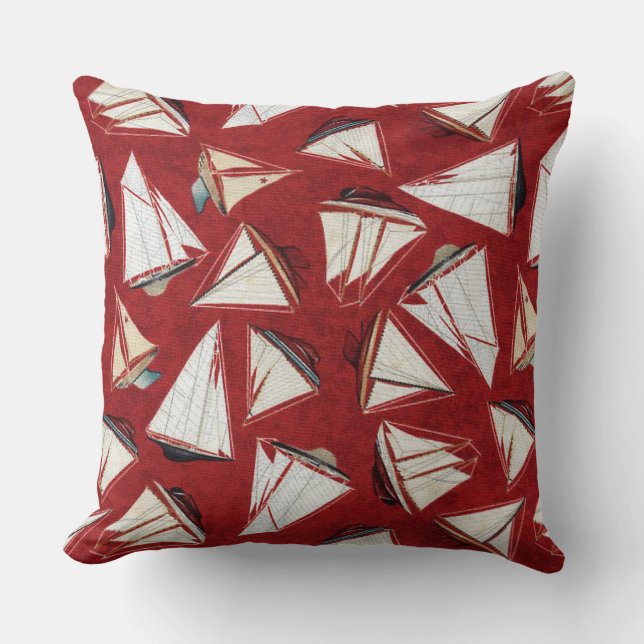 "Nautical/Ship"-HALTESTELLE Kissen (Vorderseite)