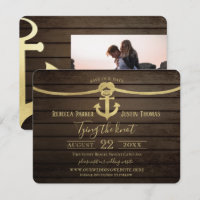 Nautical Ship Lap and Anchor Krawatte the Knot Wed