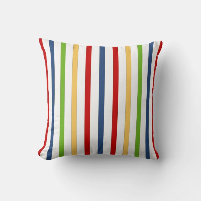 Nautical Stripe Pillow Kissen (Vorderseite)