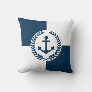 Nautical themed design kissen
