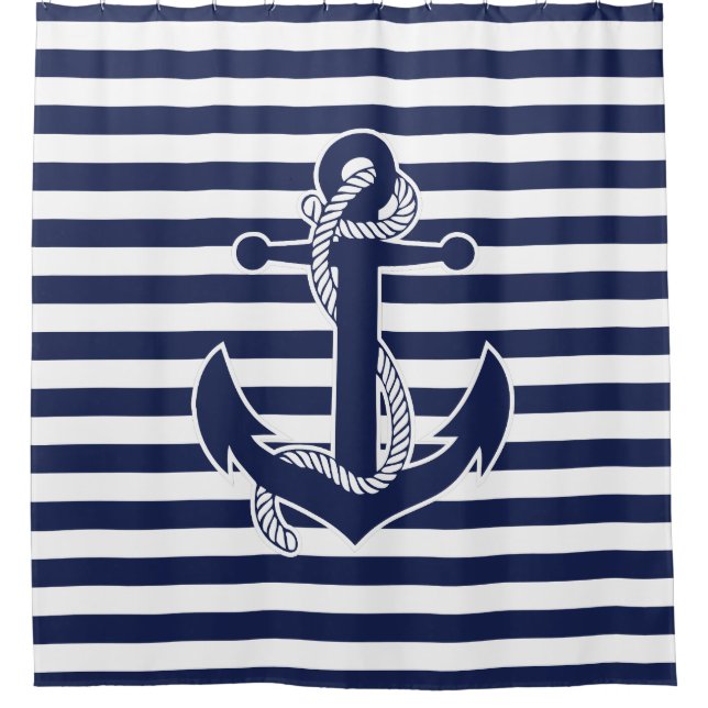 Nautical Themed Geschenke Duschvorhang Anker (Vorderseite)