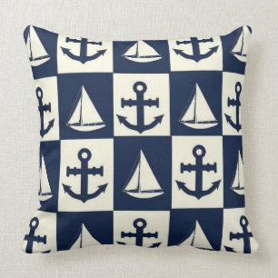 "Nautical" THROW PILLOW Kissen