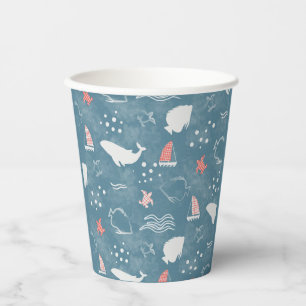 Nautical Under Sea Baby Shower Pappbecher