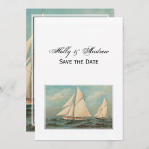 Nautical Vintag Yachten Racing #1 Save the Date