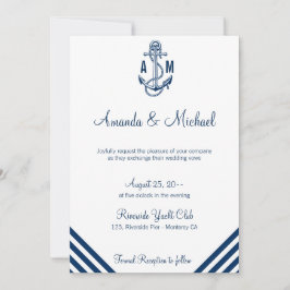 Nautical Wedding Einladungskarte