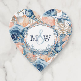 Nautical Wedtical Beach Muschel Blume Geschenkanhänger