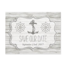 Nautical Whitewusal Wood Beach Wedding Collection