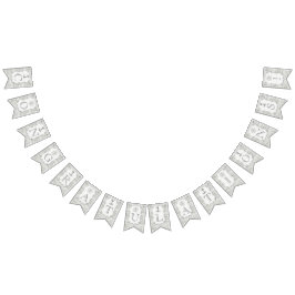 Nautical Whitewusal Wood Beach Wedding Collection Wimpelkette