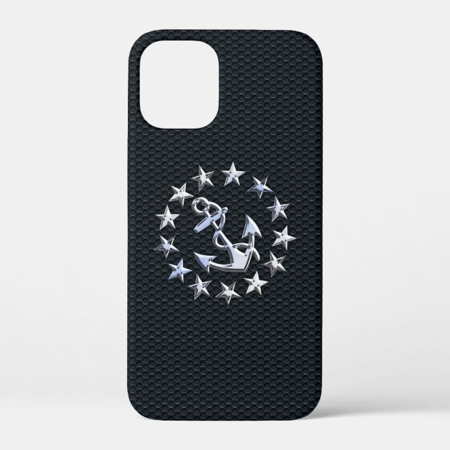 Nautical Yacht Flag Chrome Ensign on Grille Print Case-Mate iPhone Hülle (Rückseite)