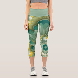 Nautilus Abstrakt Capri Leggings