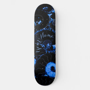 Nautilus-blaue Muschel Skateboard