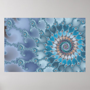 Nautilus - Fraktal Art Poster