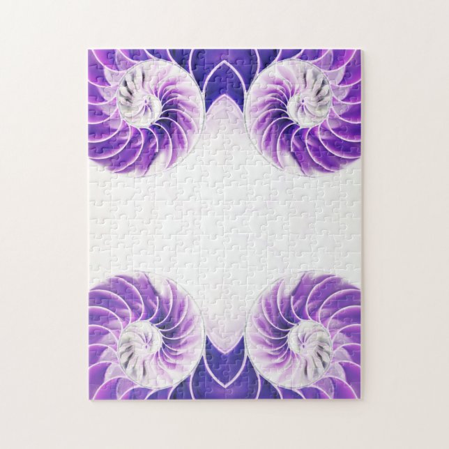 Nautilus Muschel Muschel Fibonacci Swirl (Vertikal)