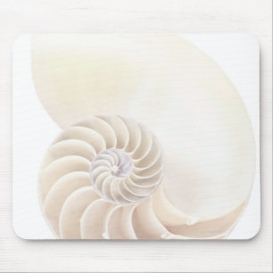 Nautilus-Muschel, nah Mousepad