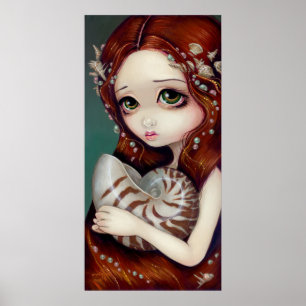 Nautilus-Prinzessin Art Print Poster