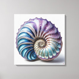 Nautilus - Wrapped Canvas Art Print Leinwanddruck