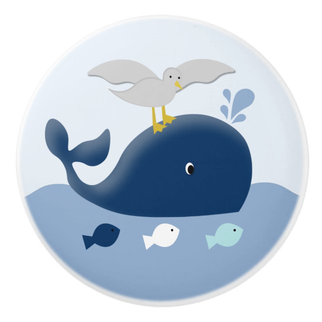 Nautique Grosse-Baleine Tiroir Bouton de traction (Devant)