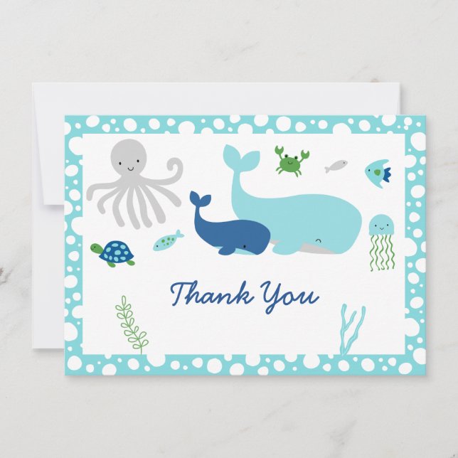 Nautique Sous Le Merci Du Baby shower De Mer (Devant)