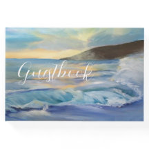 Nautisch blaue Strandsunset