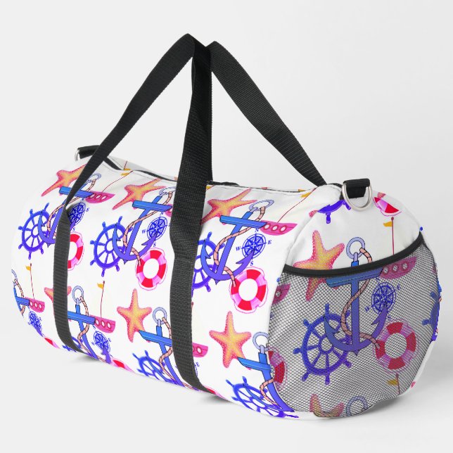 nautisch duffle bag (Rechte Ecke)
