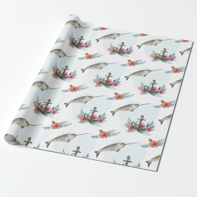nautisch geschenkpapier (Ungerollt)