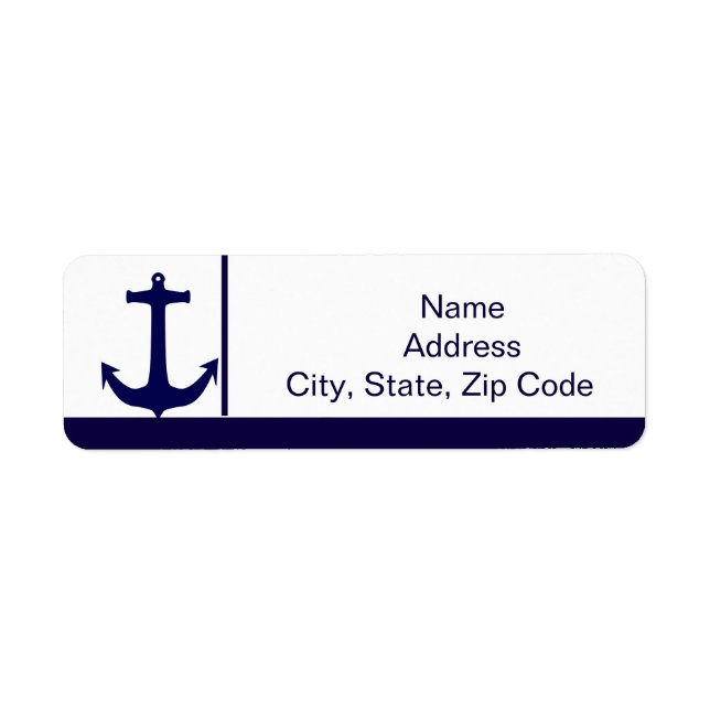 Nautische Ankeradresse (Vorne)