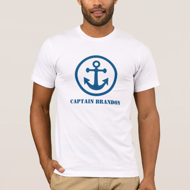 Nautische Ankerbekleidung T-Shirt (Vorderseite)