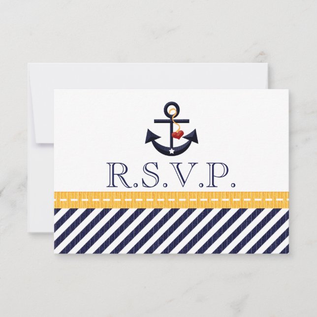 Nautische Ankerkarten für UAWG RSVP Karte (Vorderseite)