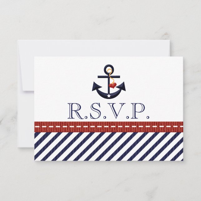 Nautische Ankerkarten für UAWG RSVP Karte (Vorderseite)