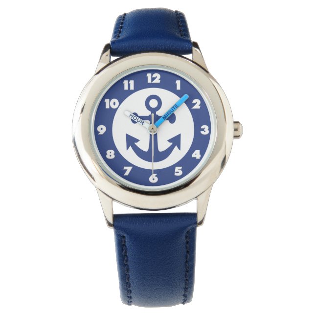 Nautische Ankeruhren Armbanduhr (Vorderseite)