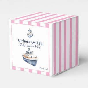 Nautische Babyparty-Geschenkbox 'Baby auf dem Weg' Geschenkschachtel