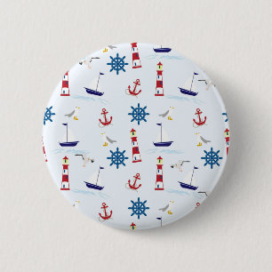 Nautische Collage Button