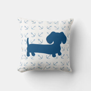 Nautische Dackel Pillow Kissen