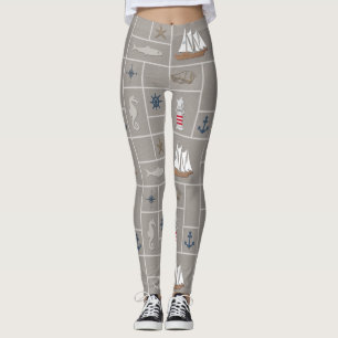 Nautische Darstellung Leggings