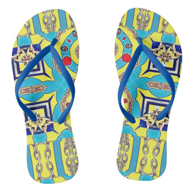 NAUTISCHE DESIGNER COLLAY FLIP FLOPS (Fußbett)