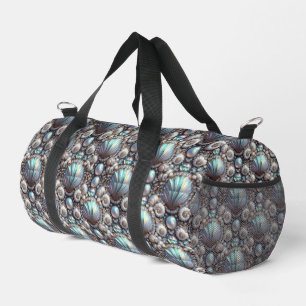 Nautische Diamanten & Muscheln Strandtasche Duffle Bag