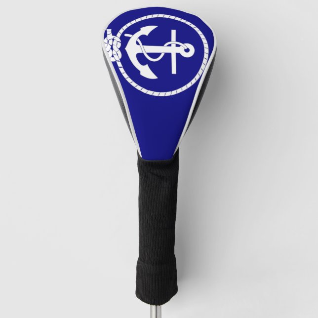 Nautische Flag Golf Head Cover Headcover (Vorderseite)